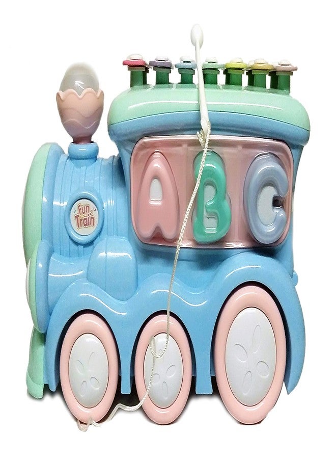 بلوتوفيت لعبة قطار المكعبات التعليمية من بلوتوفيت؟ تتضمن إكسيليفون، ولعبة سحب، ولعبة فرز الحروف الأبجدية - Image 5